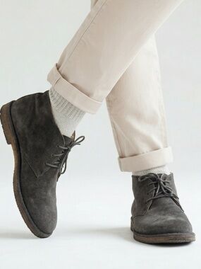 VINCE | Lace Up Gray Suede Chukka Boots Men’s Size 10.5
